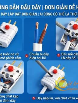 Phích cắm điện công tắc bật tắt - ĐẦU CẮM ĐIỆN 2 CHÂN Hạn chế tia lửa điện 2500W 10A NHỰA PC CHỊU NHIỆT 17
