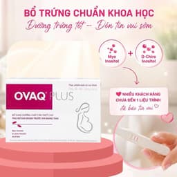 Viên uống Ovaq Plus bổ sung dinh dưỡng cho phụ nữ trước khi mang thai (Hộp 30 Viên) 6
