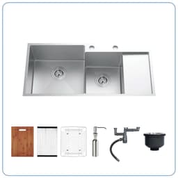 CHẬU RỬA BÁT 2 HỐ NOBINOX LIKEN NL746 2