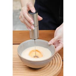 Máy Tạo Bọt Sữa Đánh Trứng Cầm Tay Kaiyo KMF-6168 Inox 304, Máy Đánh Cafe Cappuccino Mini 4
