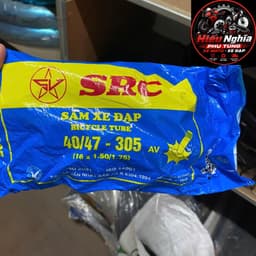 Săm xe đạp các cỡ từ 12 x 1.75, 14 x 1.75 , 16 x 1,75 inch - Ruột xe đạp S.R.C siêu bền 4