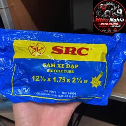Săm xe đạp các cỡ từ 12 x 1.75, 14 x 1.75 , 16 x 1,75 inch - Ruột xe đạp S.R.C siêu bền 5