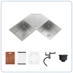 CHẬU RỬA BÁT 2 HỐ NOBINOX LIKEN NL700 2