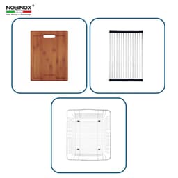 CHẬU RỬA BÁT 2 HỐ NOBINOX LIKEN NL700 7