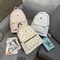 Balo Cow Kitty Size 40 Bản Quai To Da PU Cao Cấp – Balo Đi Học, Đi Chơi Form Lớn Nhiều Ngăn 6
