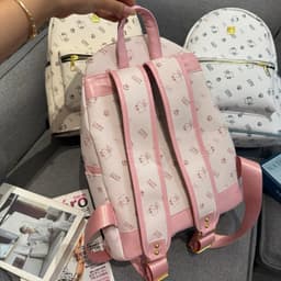 Balo Cow Kitty Size 40 Bản Quai To Da PU Cao Cấp – Balo Đi Học, Đi Chơi Form Lớn Nhiều Ngăn 3