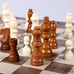 Cờ Vua  Đế Nam Châm Gỗ Sồi Gắn Cờ Vua Xuất Mỹ 2 trong 1 kèm Cờ ĐamMagnetic Chess Board Nhiều Size 8