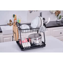 Giá úp bát 2 tầng Kaiyo có khay hứng, thoát nước 38x29cm KaiyoVN [KDR-6100] 5