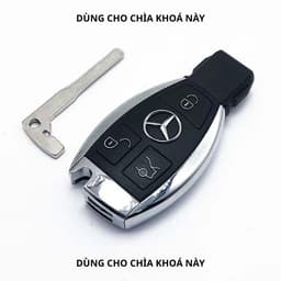 Ốp Bảo Vệ Chìa Khóa Mercedes-Benz Hiệu Ứng Ombre Cao Cấp Chống Trầy, Chống Bám Vân Tay Cho C-Class, GLC 2
