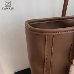 Túi Xách Nữ Công Sở Da PU Trơn Đựng Vừa A4 Laptop Phong Cách Trẻ Trung ZAMANI BAG B0021 8