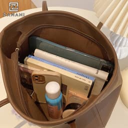 Túi Xách Nữ Công Sở Da PU Trơn Đựng Vừa A4 Laptop Phong Cách Trẻ Trung ZAMANI BAG B0021 7