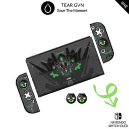 Ốp cứng bảo vệ và cặp nút bọc IINE họa tiết Pokemon / Zelda / Splatoon cho Nintendo Switch OLED 2