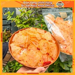 500g Bánh Tráng Trộn Bò Tỏi Chua Cay PACO FOOD bánh tráng trộn ăn vặt ngon thịnh hành 6
