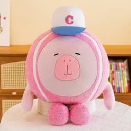 Gấu bông capybara dễ thương - Bóng chày, bóng tennis độc đáo 5