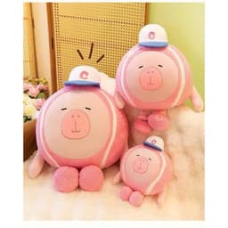Gấu bông capybara dễ thương - Bóng chày, bóng tennis độc đáo 4