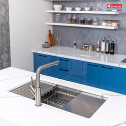 Chậu rửa bát 1 hố Konox 8644SU Dekor | Hàng chính hãng 4