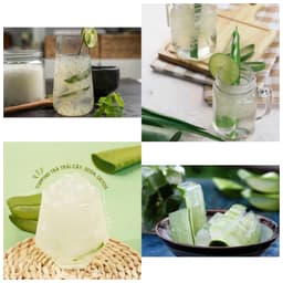 [Thùng 10 Túi] Thạch Nha Đam Aloka Giòn Thanh Mát Chế Biến Sẵn Túi - Nha Đam Ăn Liền Topping Trà Sữa , dokhogiasi 6