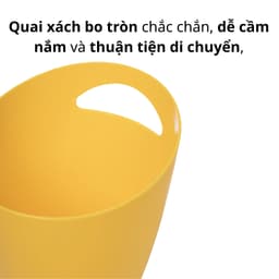 Xô Đá Việt Nhật Đựng Đá Ướp Lạnh 5256/58/60, Xô Đựng Đồ Uống Có Quai Xách Bền Đẹp - DOMUS 5