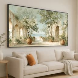 Tranh Cửa Sổ Phong Cảnh Bắc Âu Chất Liệu Tráng Gương Cao Cấp Có Khung- Tranh Treo Decor Phòng Khách, Homesstay 5