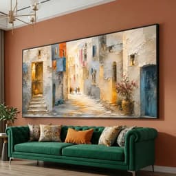 Tranh Cửa Sổ Phong Cảnh Bắc Âu Chất Liệu Tráng Gương Cao Cấp Có Khung- Tranh Treo Decor Phòng Khách, Homesstay 7