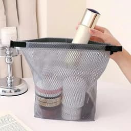 Túi Lưới Đựng Mỹ Phẩm Đồ Cá Nhân Chống Thấm NƯớc, Gấp Gọn, Nhanh Khô, Size Lớn Siêu Tiện Lợi 4