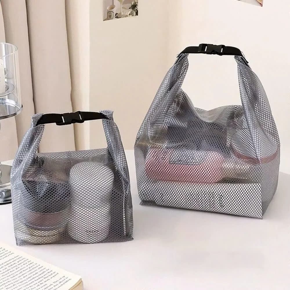 Túi Lưới Đựng Mỹ Phẩm Đồ Cá Nhân Chống Thấm NƯớc, Gấp Gọn, Nhanh Khô, Size Lớn Siêu Tiện Lợi