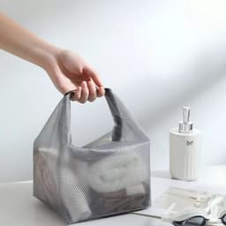 Túi Lưới Đựng Mỹ Phẩm Đồ Cá Nhân Chống Thấm NƯớc, Gấp Gọn, Nhanh Khô, Size Lớn Siêu Tiện Lợi 9