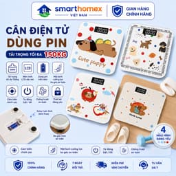 Cân Điện Tử Mini Hoạt Hình Dễ Thương – Dùng PIN – Cân Sức Khỏe Gia Đình – Thiết Kế Cute – Chính Xác Cao)_-TH 1