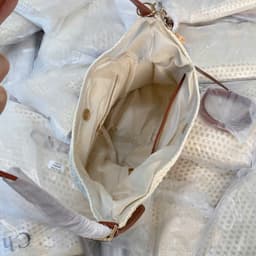 BST Hè - Túi Chio Tote Lưới Đan Charm Hoa HS407 9