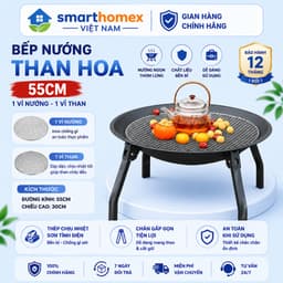 Bếp nướng than hoa gấp gọn, dùng trong nhà và ngoài trời, thiết kế tiện lợi mang đi dã ngoại – picnic_TH 1