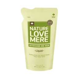 [Date 6/2028] Túi nước rửa bình thuần chay dạng gel/ tạo bọt Nature Love Mere 500ml 5