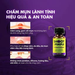 [CÔNG TY] Chấm Mụn SHOOT THE PIMPLE Giúp Giảm Sưng Đỏ, Gom Cồi Mụn Nhanh Chóng 8ML 5