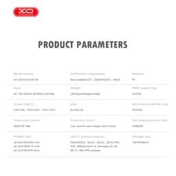 Bộ sạc nhanh XO Việt Nam CE15 – Công suất PD 20W, kèm cáp Type C sang IOS chống cháy, phích cắm EU nhỏ gọn | XO CE15 6