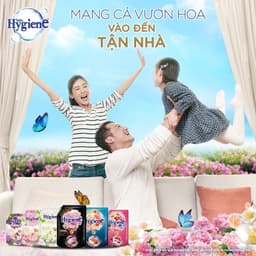 Nước Giặt Đậm Đặc Hygiene 1.8L (Dịu Êm/ Ánh Dương Hạnh Phúc/ Hoa Mẫu Đơn/ Bung Tỏa Ngọt Ngào/ Ánh Dương Rực Rỡ) 7
