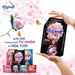 Nước Giặt Đậm Đặc Hygiene 1.8L (Dịu Êm/ Ánh Dương Hạnh Phúc/ Hoa Mẫu Đơn/ Bung Tỏa Ngọt Ngào/ Ánh Dương Rực Rỡ) 5