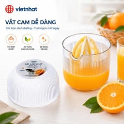 Dụng Cụ Vắt Cam Hokori Ép Trái Cây 6906, Vắt Cam Chanh Nhựa Cao Cấp Hokori - DOMUS 6