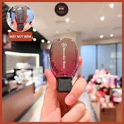 Ốp Khóa Xe Mercedes-Benz Màu Ombre TPU Trong Suốt Chống Trầy Cho C200, C250, C300, GLC, E-Class KeyChill 1