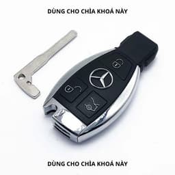 Ốp Khóa Xe Mercedes-Benz Màu Ombre TPU Trong Suốt Chống Trầy Cho C200, C250, C300, GLC, E-Class KeyChill 2