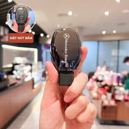 Ốp Khóa Xe Mercedes-Benz Màu Ombre TPU Trong Suốt Chống Trầy Cho C200, C250, C300, GLC, E-Class KeyChill 3