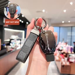 Ốp Khóa Xe Mercedes-Benz Màu Ombre TPU Trong Suốt Chống Trầy Cho C200, C250, C300, GLC, E-Class KeyChill 5