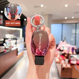 Ốp Khóa Xe Mercedes-Benz Màu Ombre TPU Trong Suốt Chống Trầy Cho C200, C250, C300, GLC, E-Class KeyChill 8
