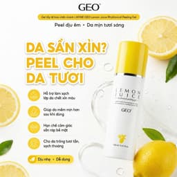 Gel Tẩy Tế Bào Chết Geo Lamy Chiết Xuất Chanh 160ml – Làm Sạch Sâu Tế Bào Chết, Dưỡng Sáng Da 5