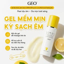 Gel Tẩy Tế Bào Chết Geo Lamy Chiết Xuất Chanh 160ml – Làm Sạch Sâu Tế Bào Chết, Dưỡng Sáng Da 3