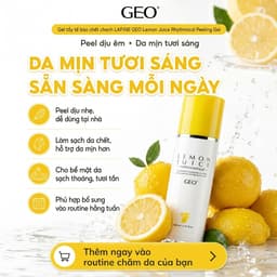 Gel Tẩy Tế Bào Chết Geo Lamy Chiết Xuất Chanh 160ml – Làm Sạch Sâu Tế Bào Chết, Dưỡng Sáng Da 8