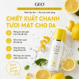 Gel Tẩy Tế Bào Chết Geo Lamy Chiết Xuất Chanh 160ml – Làm Sạch Sâu Tế Bào Chết, Dưỡng Sáng Da 7