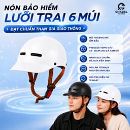 Mũ Bảo Hiểm Lưỡi Trai 6 Múi Camry – Thiết Kế Thể Thao, Năng Động, Lý Tưởng Cho Cả Nam Nữ. 1