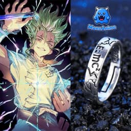 Nhẫn Dr.STONE Ishigami Senku Anime Cosplay Phụ Kiện Thời Trang Điều Chỉnh Size Unisex 1