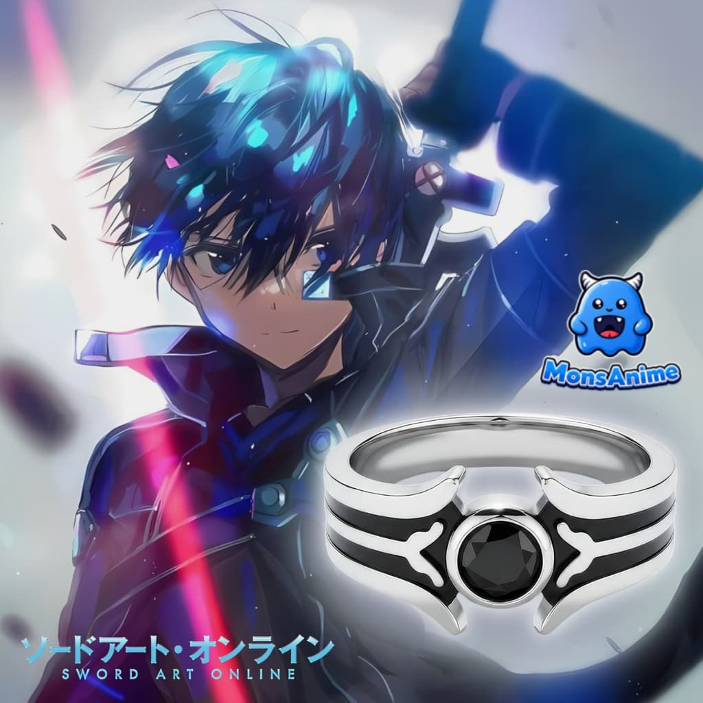 Nhẫn Kirito Sword Art Online S.A.O Anime Hợp Kim Cao Cấp Phụ Kiện Cosplay Freesize