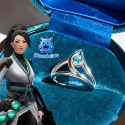 Nhẫn Sage Valorant Game FPS Kim Loại Cosplay Anime Unisex Freesize Điều Chỉnh Size 1