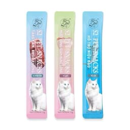 [Hoả tốc] Combo 50-100-150-200 Súp Thưởng Shizuka,S2Pet Cho mèo 15g, Thanh Pate Bổ Dưỡng Cho Mèo 15g 7